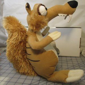 Scrat Sabertooth Squirrel Ice Age 10" Plush Toy Factory 2017 20 Century Fox NEW